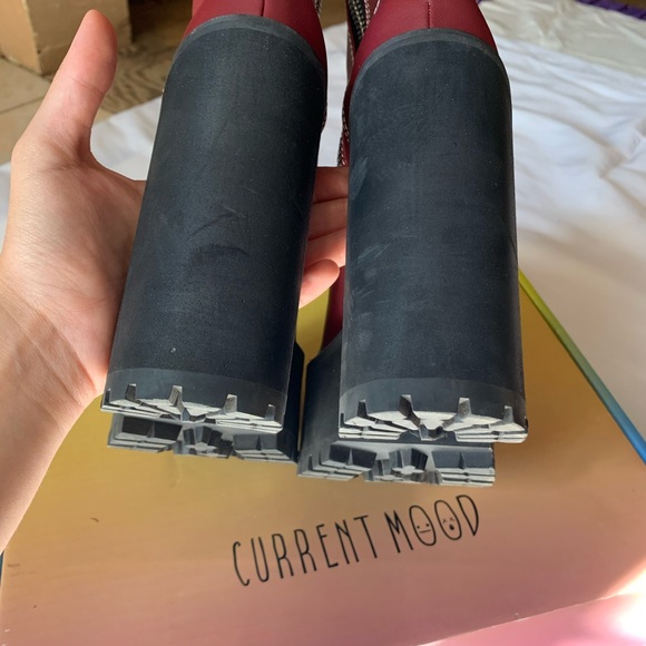 Dolls kill current mood Nancy boots red - Picture 2 of 6